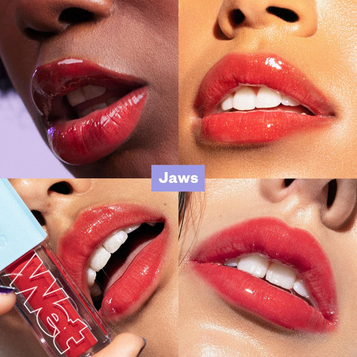 Kosas Wet Lip Oil Gloss application close-up for smooth, mess-free glide