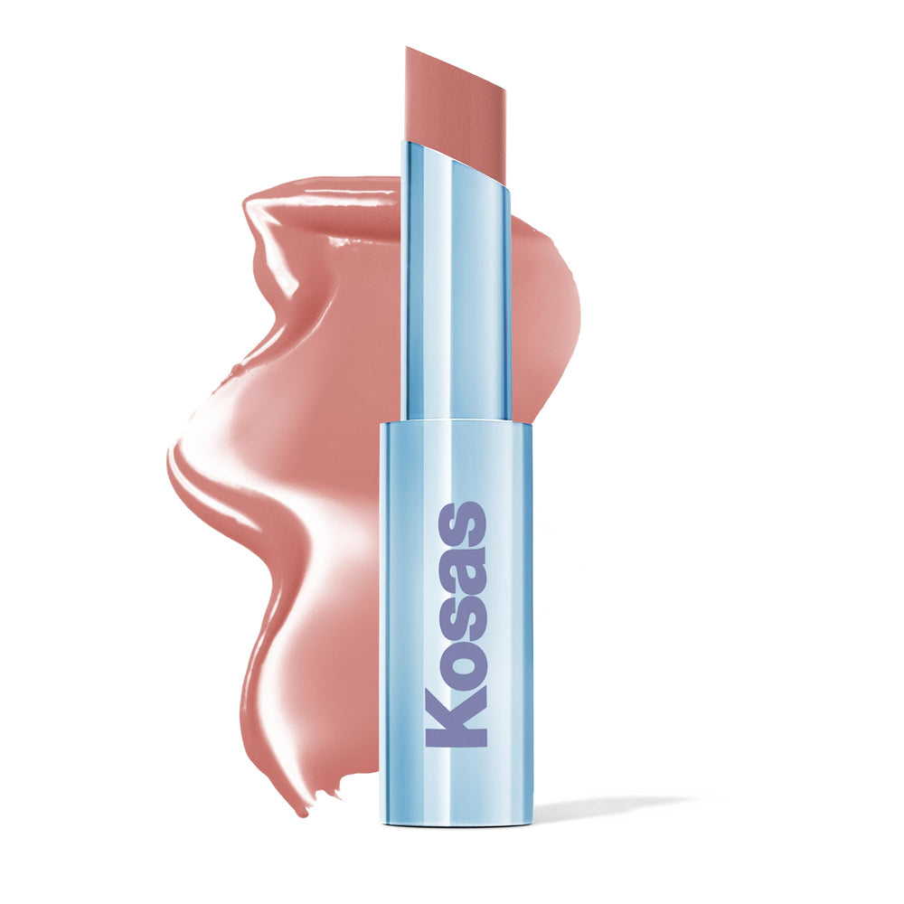 Kosas Wet Stick direct from the tube for instant hydration and sheer color.