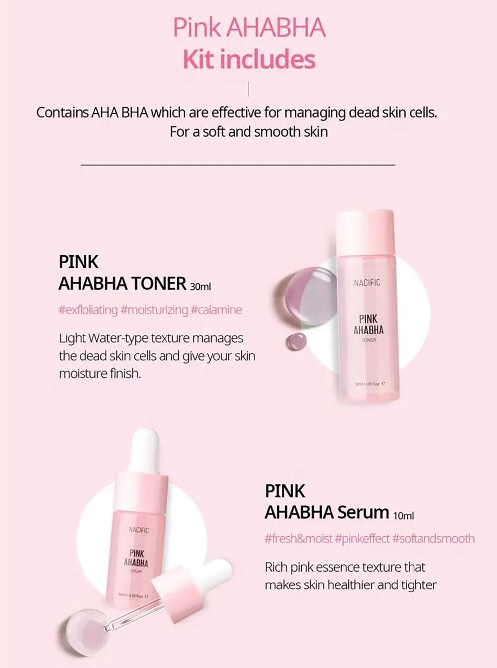 KOSBEAUTY Nacific Pink Serum adds radiance with watermelon extract.