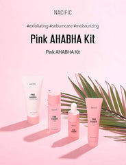 KOSBEAUTY Nacific Pink AHA/BHA Toner hydrates with watermelon extract, refreshing skin.