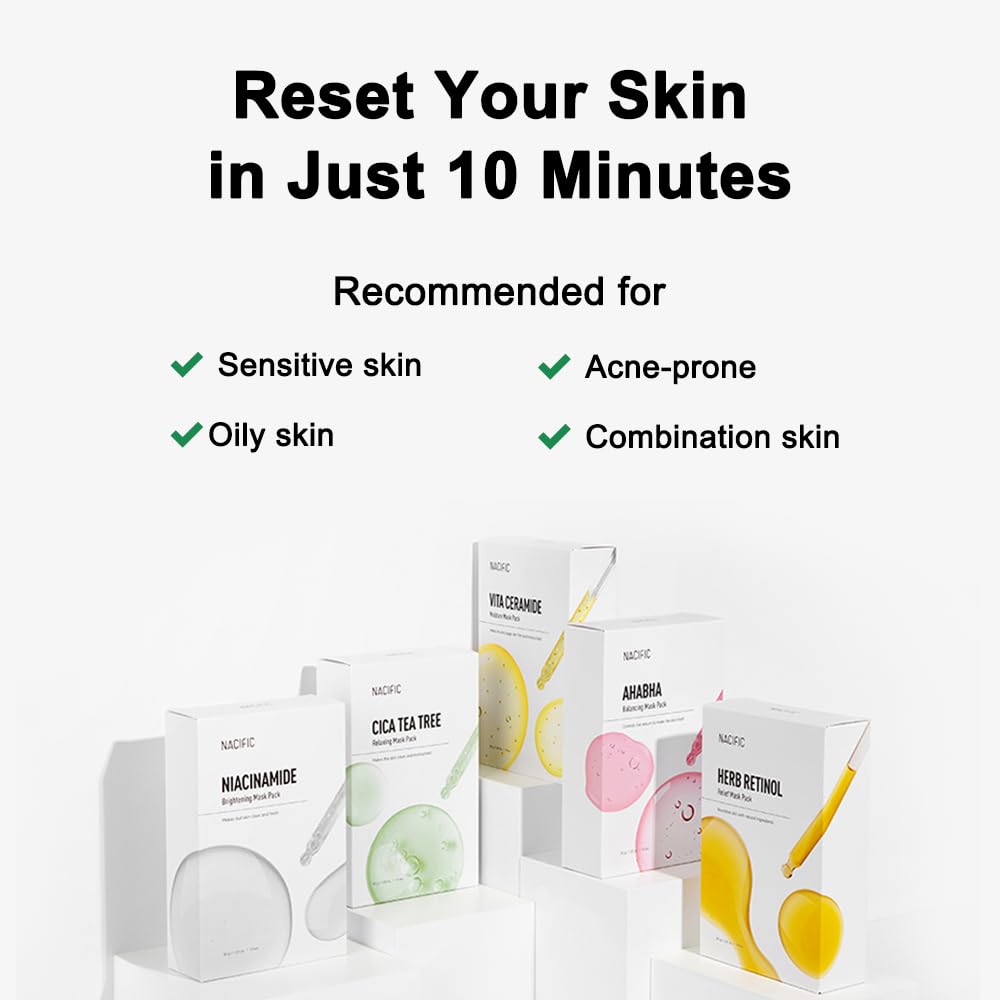 KOSBEAUTY NACIFIC skin texture improvement closeup, showing smoother skin after use.