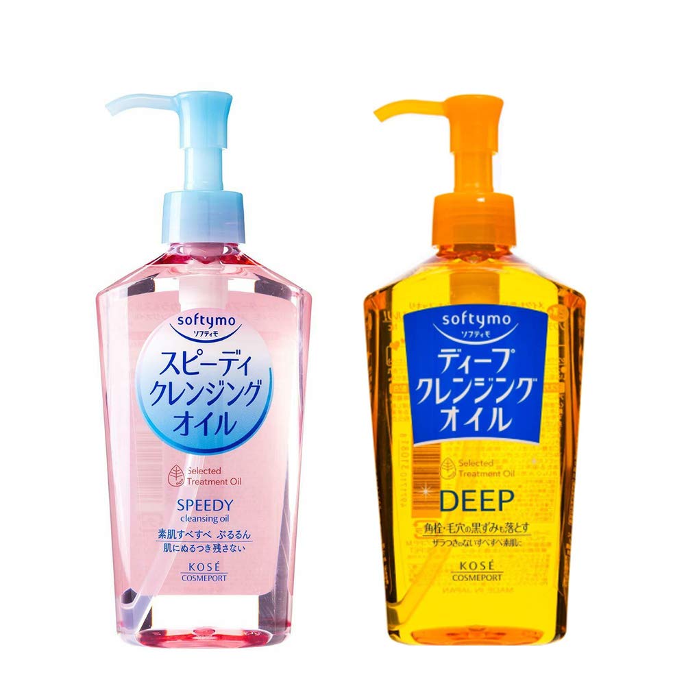 Kose Softymo Speedy bottle pour for fast makeup removal.
