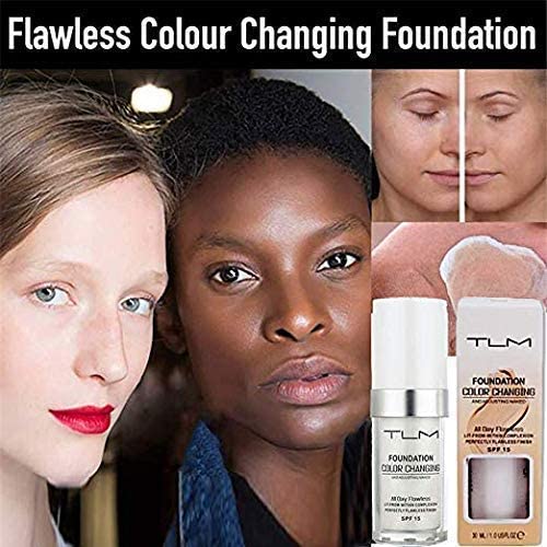Kosimi TLM foundation with SPF 15 for daily sun protection.