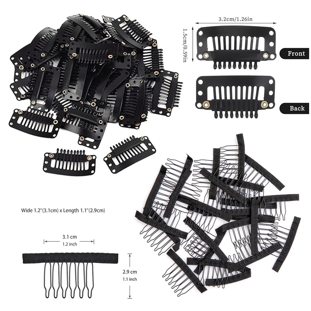 Koskusder wig-needle-steel-3sizes versatile sewing for wigs and crafts.