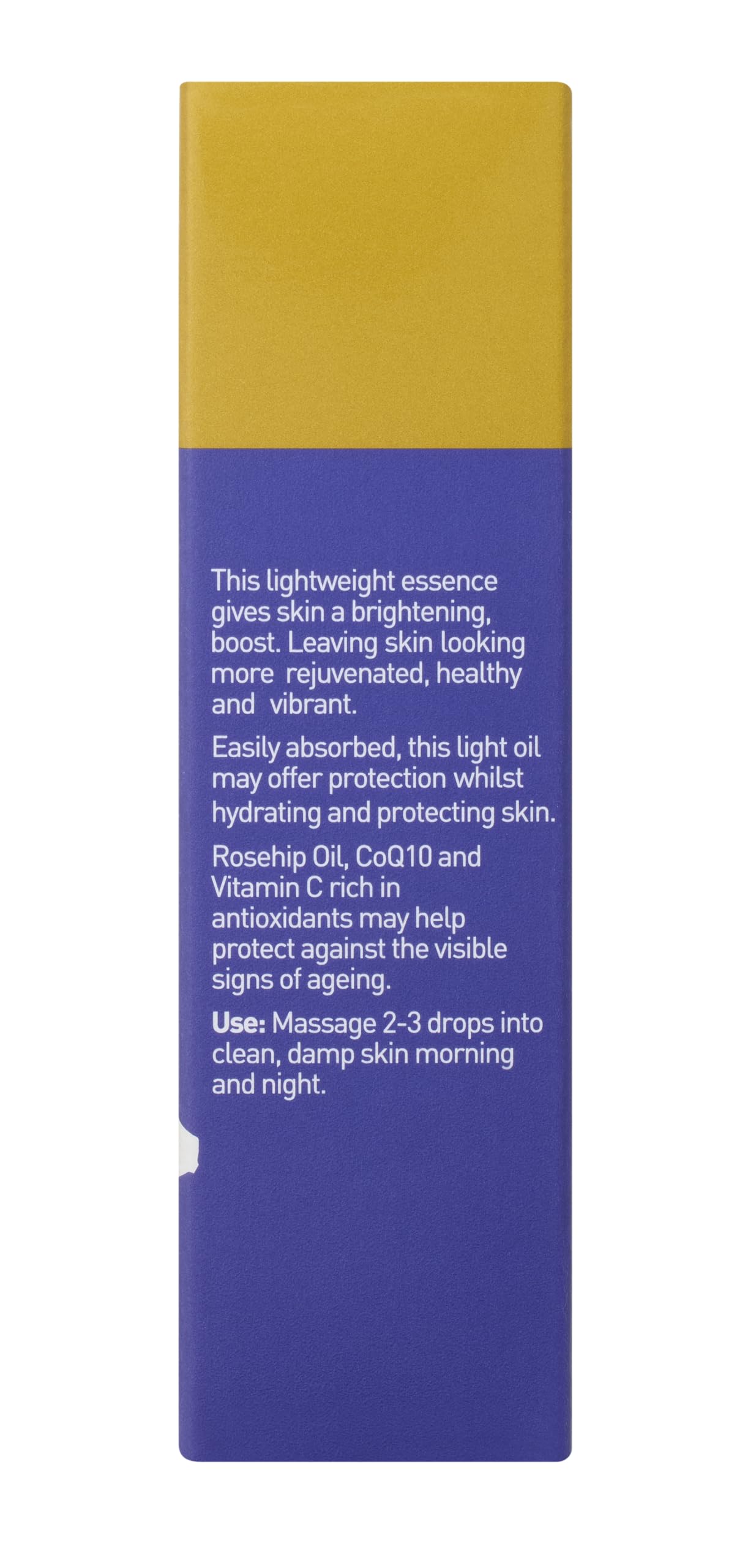 Kosmea Natural ingredients label emphasizing clean formula