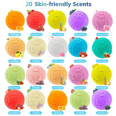 Kottke bath bombs release bubbles and gentle aroma during fizz.