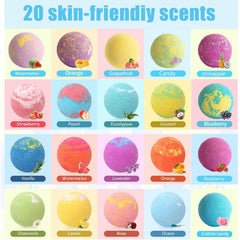 Kottke bath bombs fizzing and floating for a playful bath.