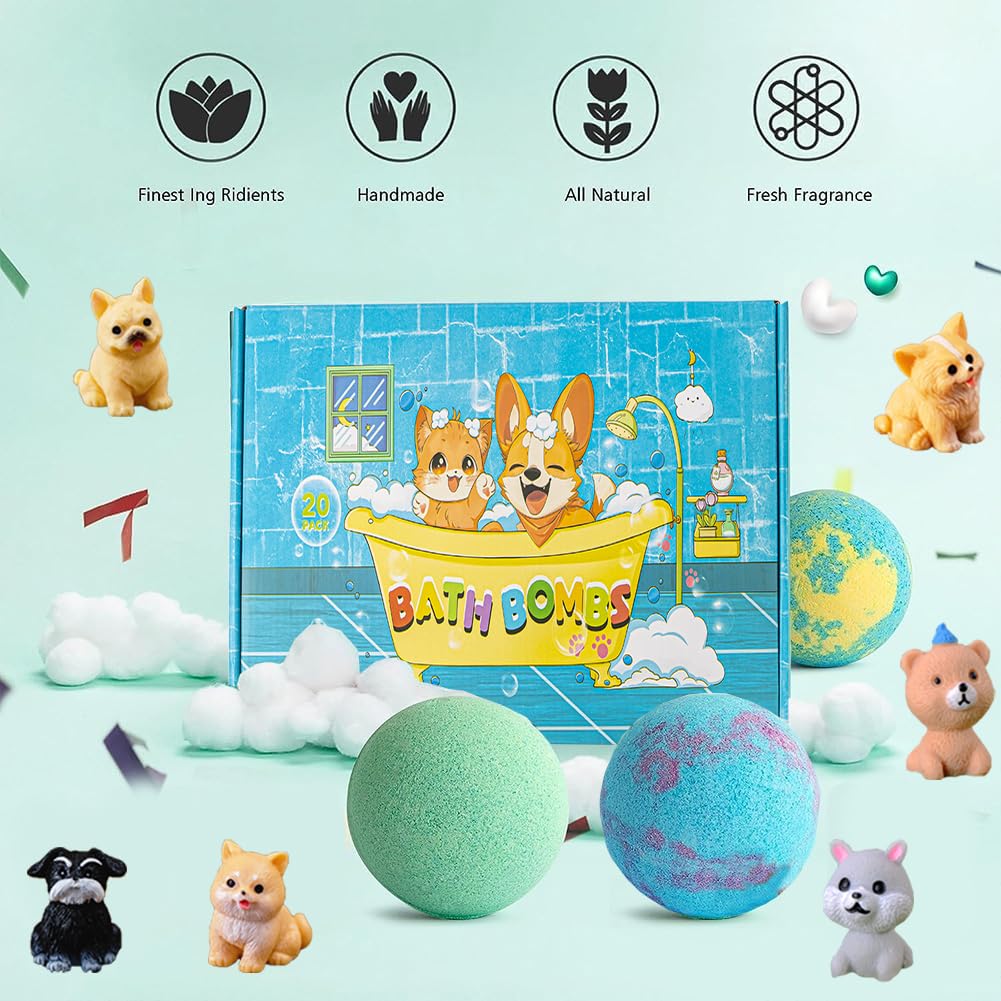 Kottke bath bombs gift set packaging ideal for birthdays and holidays.