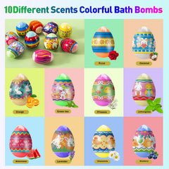 Kottke floating, bubbling bath bombs color the water without staining
