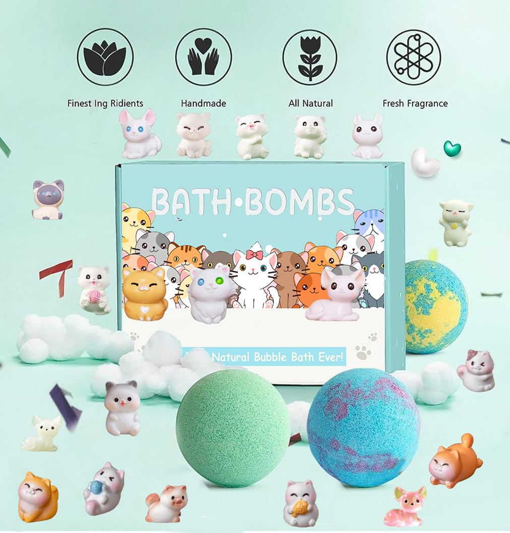 Kottke bath bombs create a colorful, inviting bath experience.