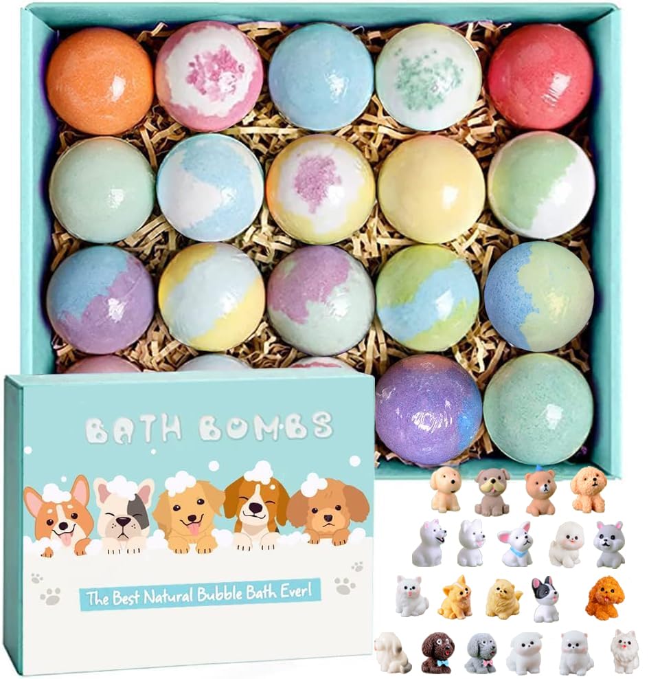 Kottke kids bath bombs reveal surprise puppy dolls inside.