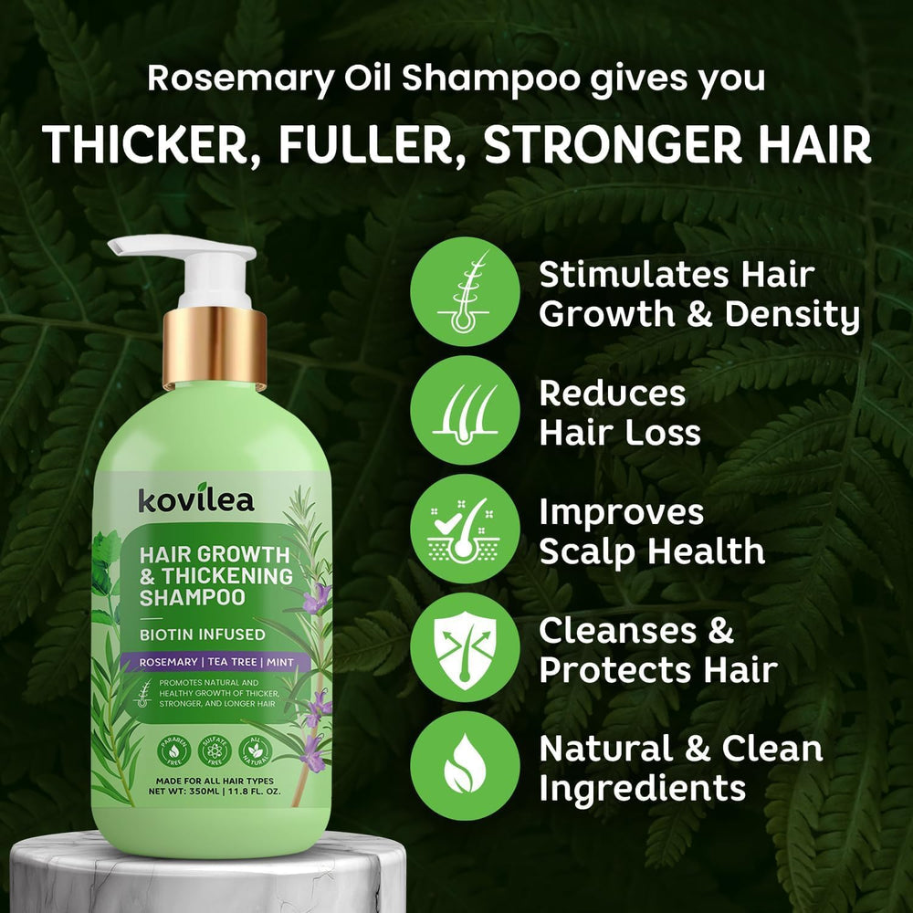Application du shampoing Kovilea sur cheveux, expérience fluide