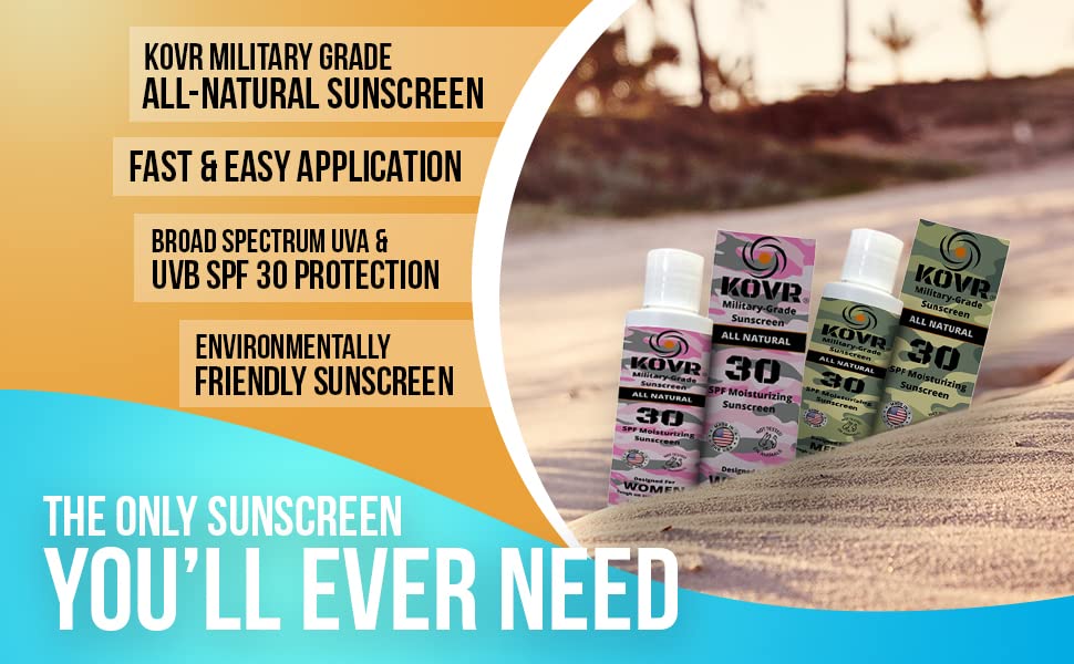 Kovr fragrance-free application shows gentle coverage for sensitive skin