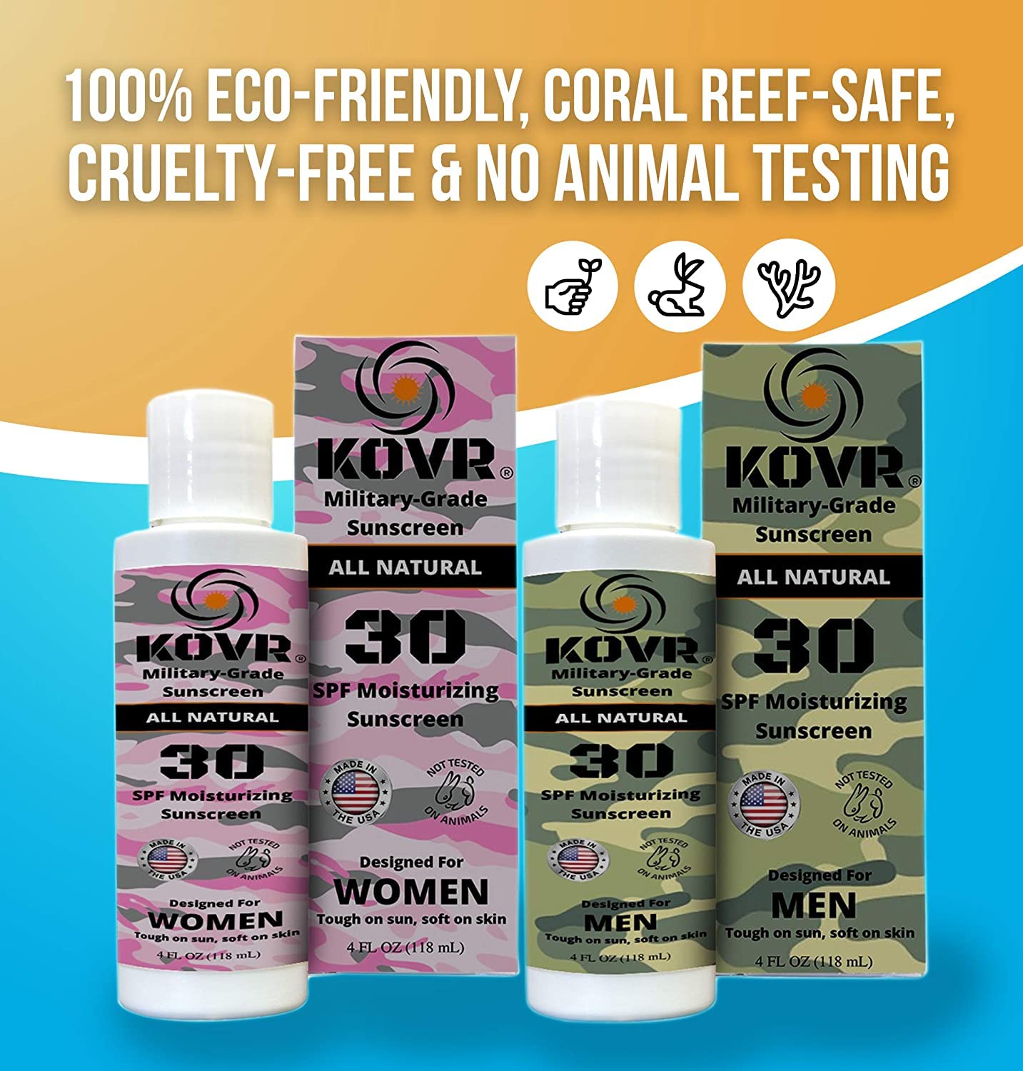 Kovr gentle moisturizing texture suggests non-greasy hydration on skin