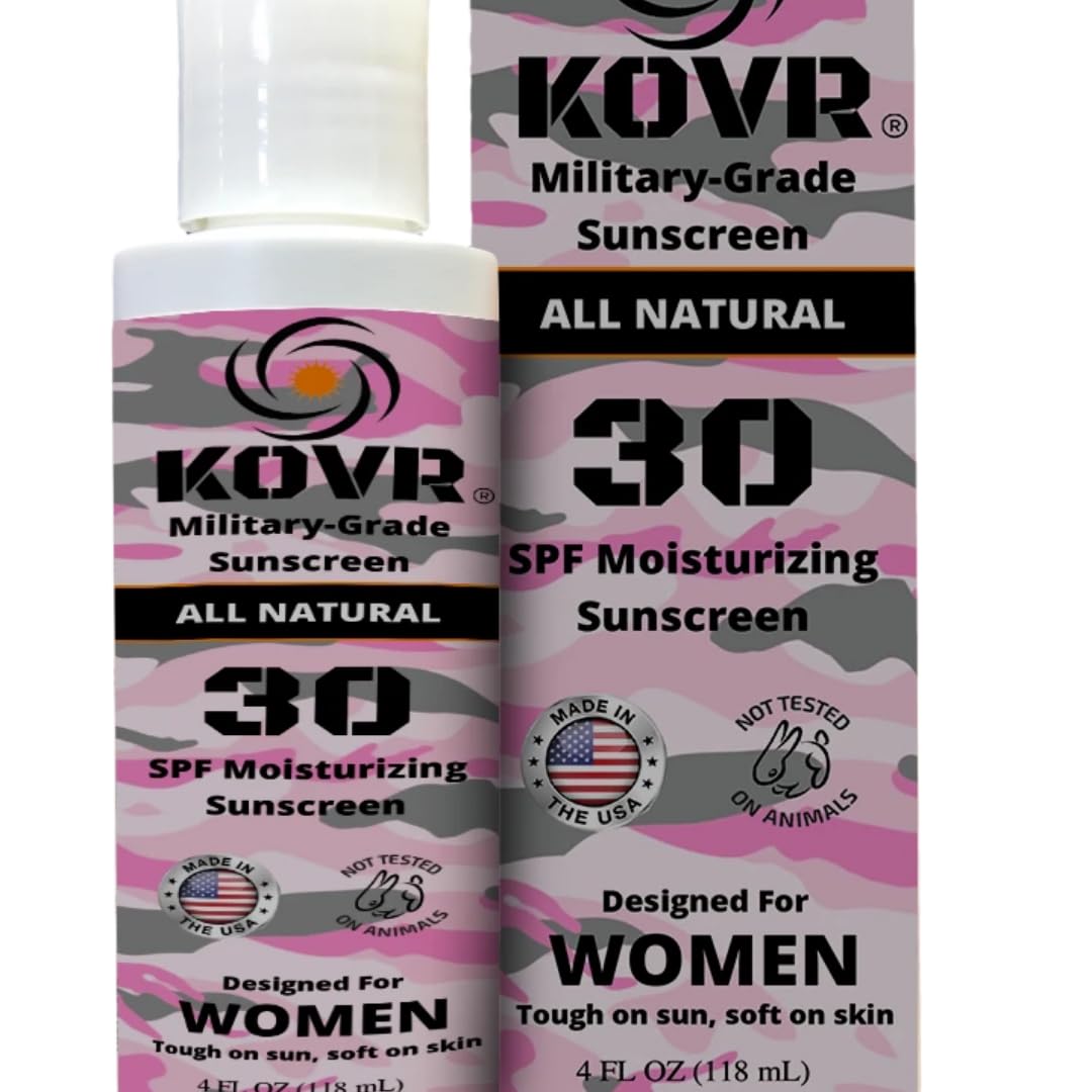 Kovr Sunscreen SPF 30 bottle highlights reef-safe protection for daily use