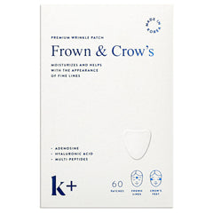 KPLUS wrinkle patches placed on the forehead for smoother-looking skin