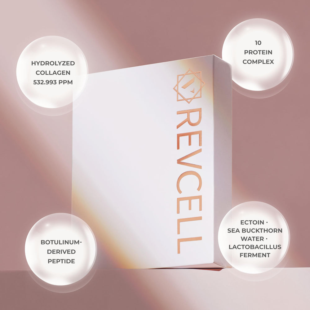 KPRODUCT4U Revcell Vita Collagen Peptide Complex boosts elasticity and glow.