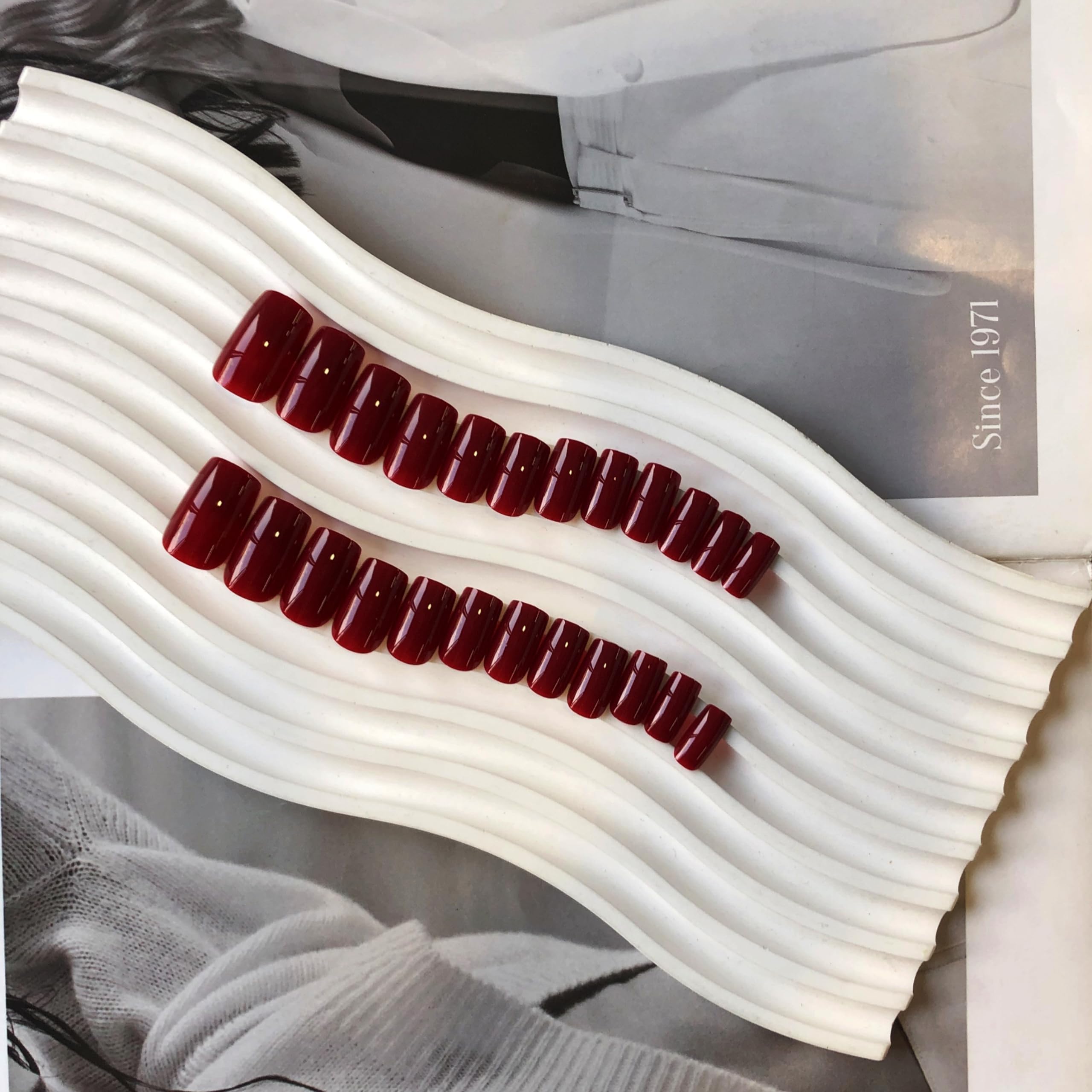 KQueenest easy swap press-on nails let you change styles quickly to match outfits.