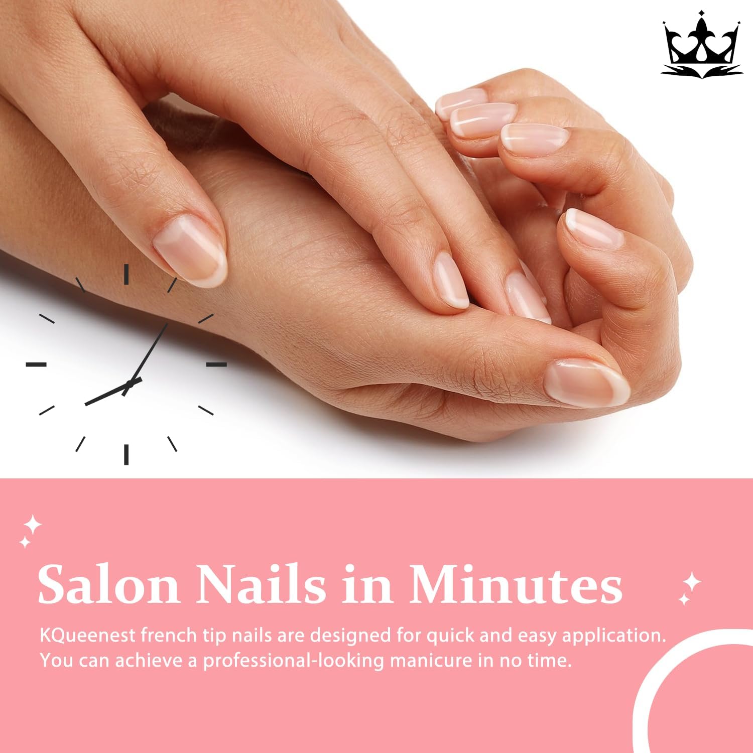 KQueenest long-wear adhesion press-on nails with reliable staying power.