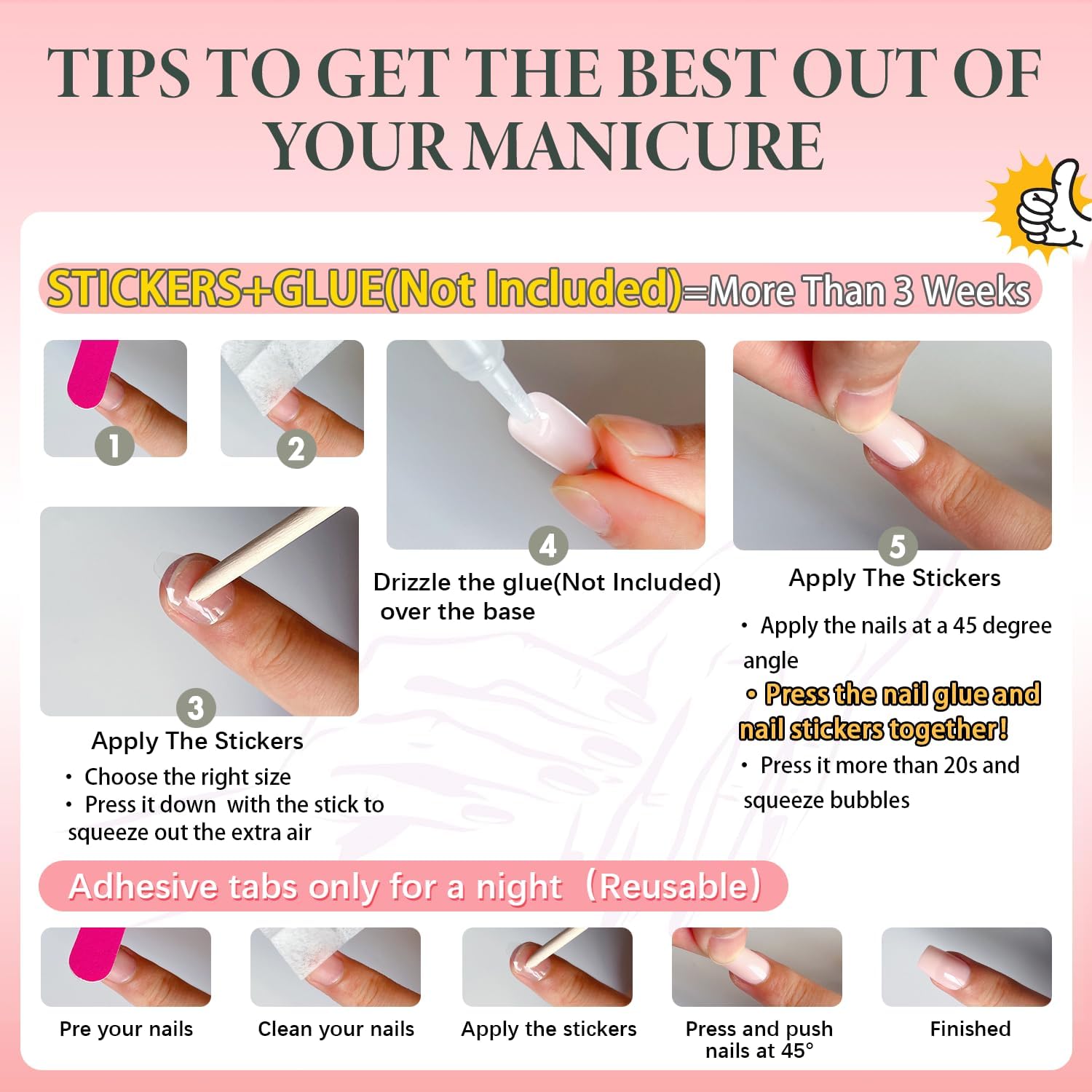KQueenest nail kit packaging included for easy at-home manicures.