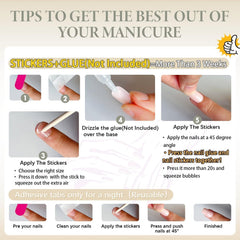 KQueenest red press-on nails designed for comfortable daily wear