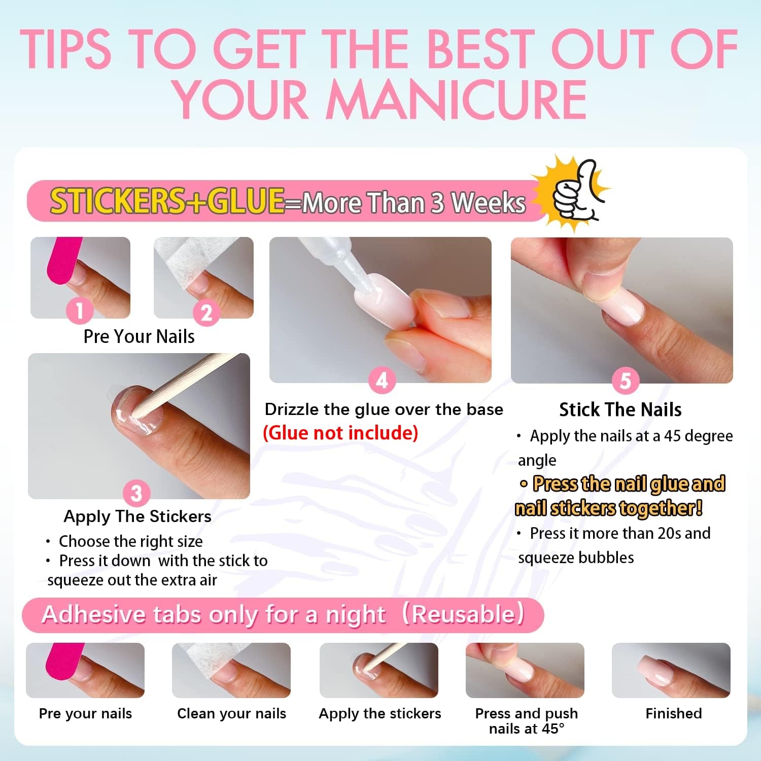 KQueenest short glossy brown press-on nails for quick, stylish manicure