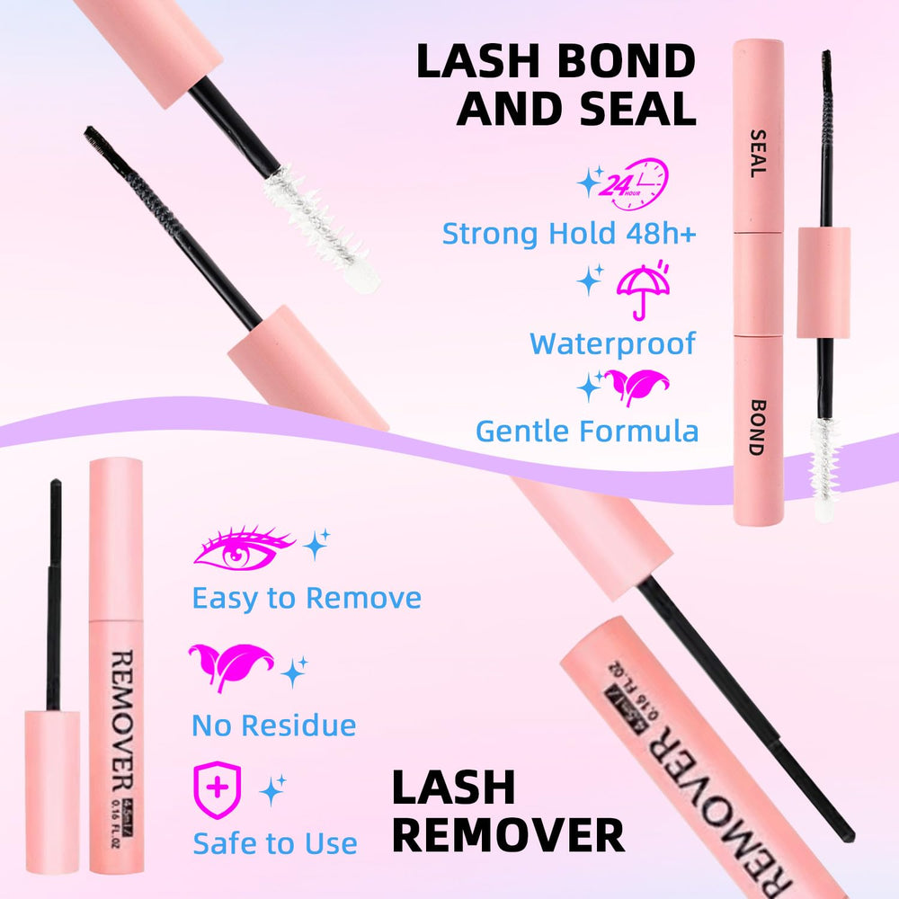 Kraeci adhesive remover for safe, gentle lash removal.