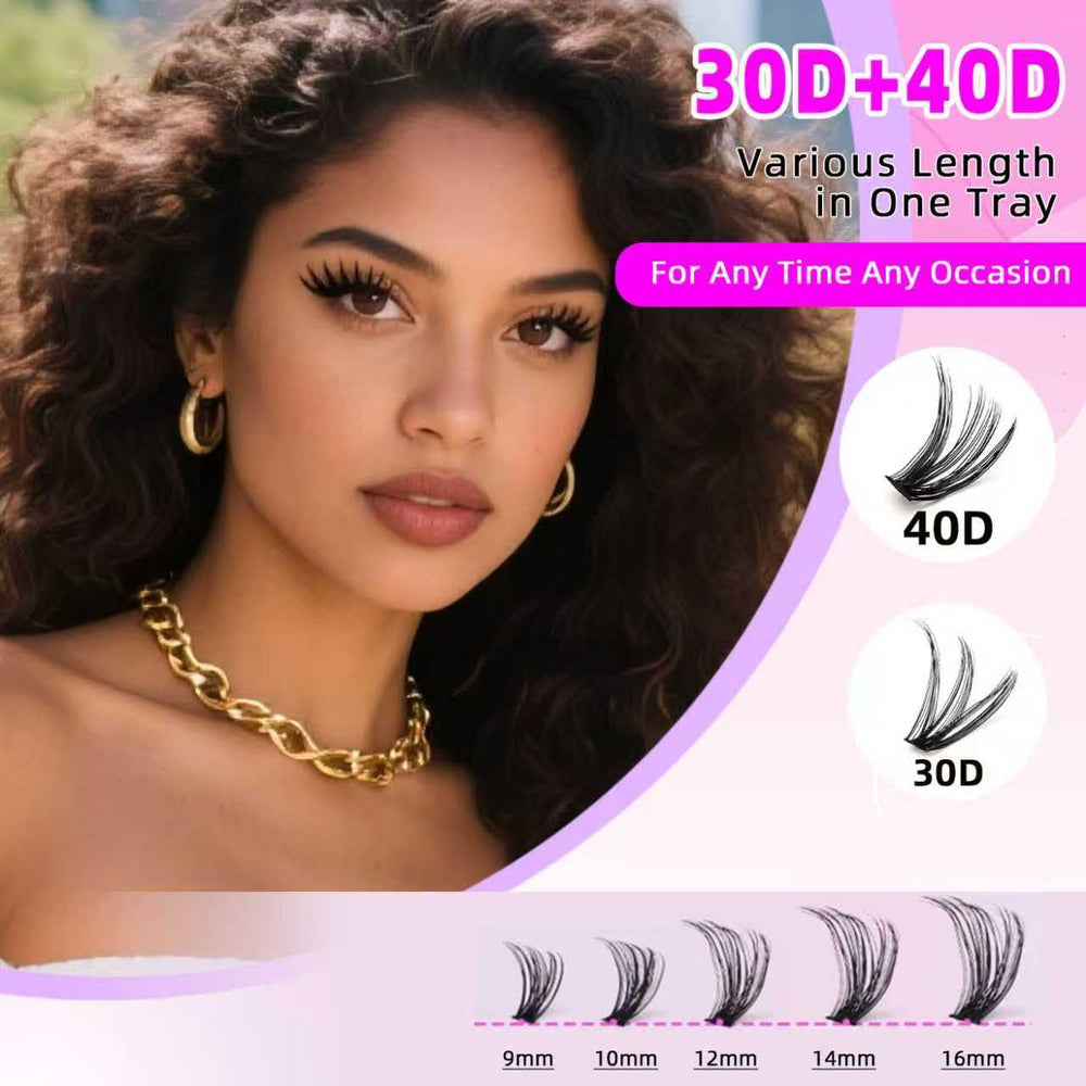 Kraeci lash bond glue for strong hold with comfortable wear.
