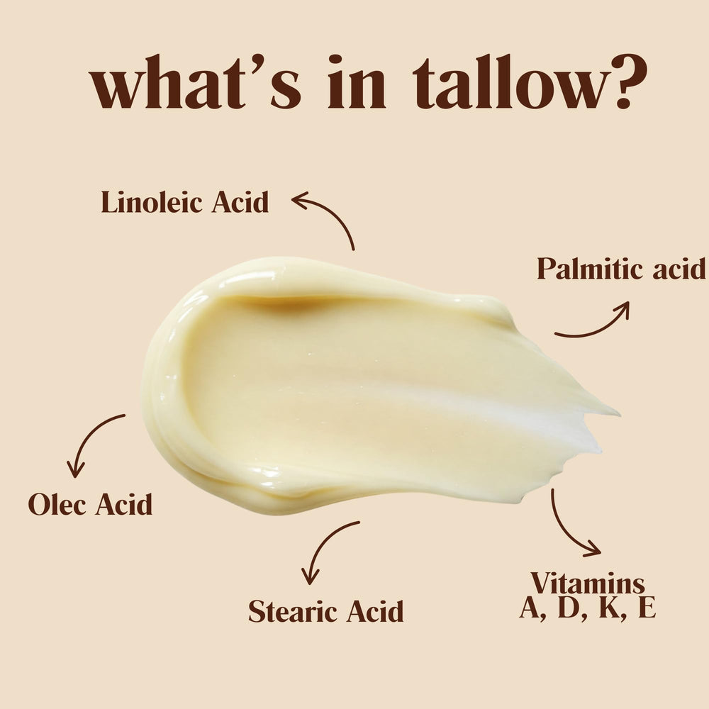 Krava Naturals wholesome skincare ritual featuring natural beef tallow.