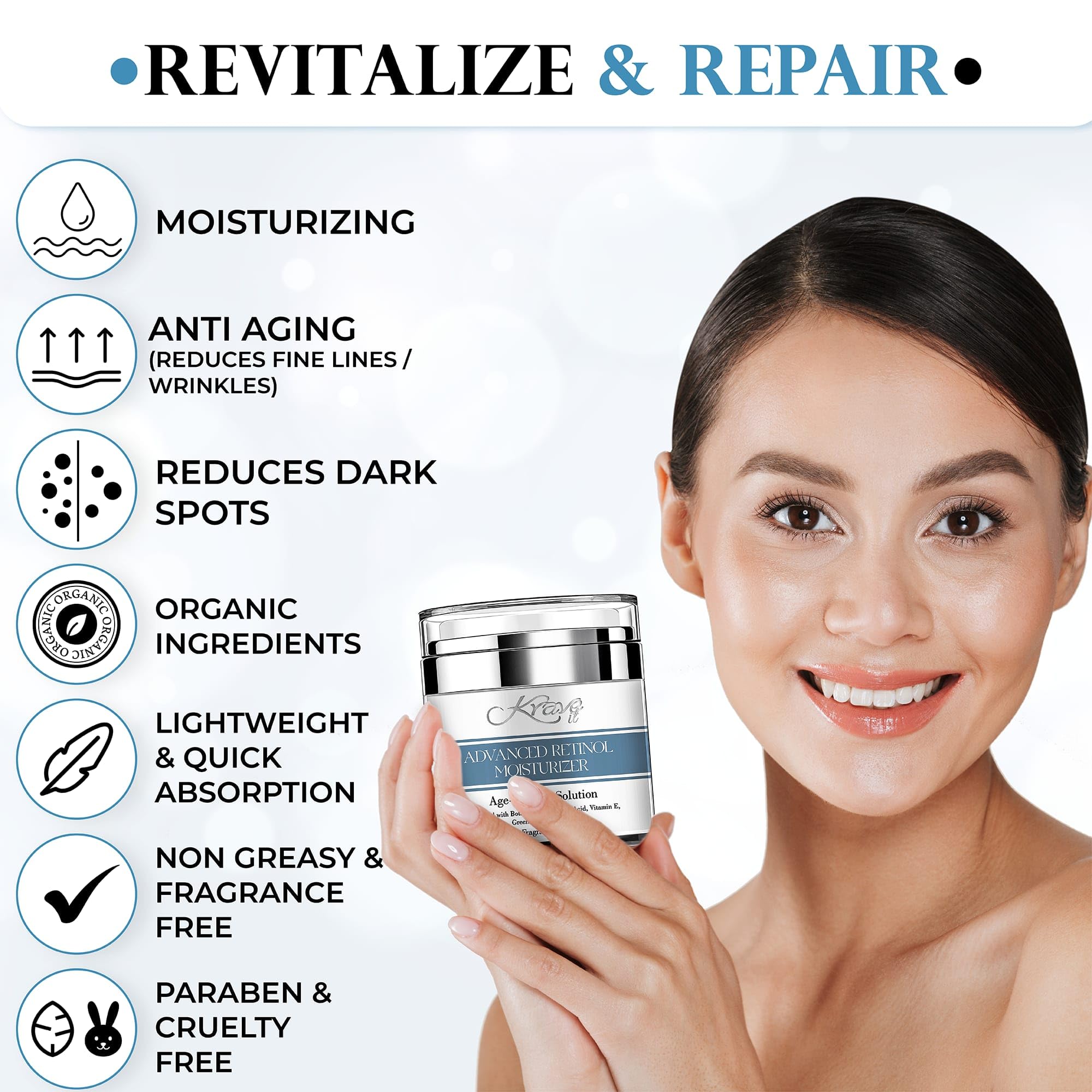 KRAVE IT Jojoba huile équilibre et nutrition en profondeur.