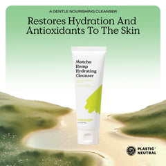 Close-up of creamy lather from KraveBeauty Matcha Hemp Hydrating Cleanser Duo.