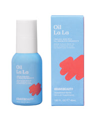 KraveBeauty Oil La La Serum bottle ready for daily skincare.