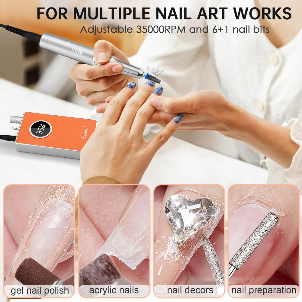 Kredioo Nail Drill sanding bands deliver smooth prep and removal.