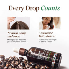 Kreyol Essence cold-pressed castor oil delivers deep conditioning for hair and skin.