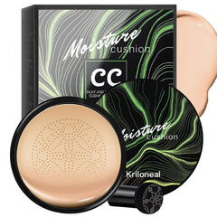 Kriloneal CC Cream bottle with mushroom-head cushion for a natural finish.