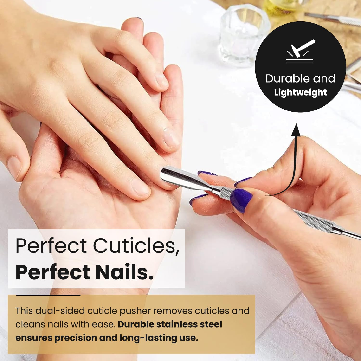 Krisp Beauty ingrown nail lifter with dual ends for easy nail maintenance.