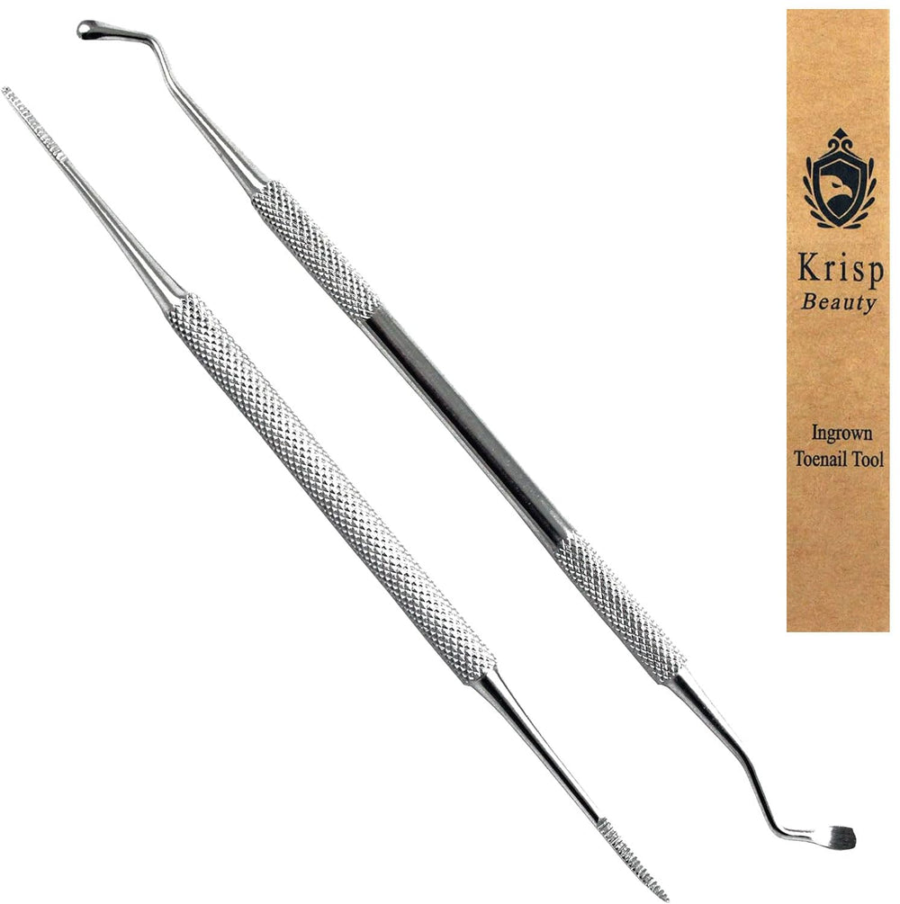 Krisp Beauty ingrown toenail removal kit under-nail cleaner tool for precise debris removal.