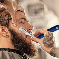 Krisp Beauty safe, easy to use straight razor for smooth grooming.