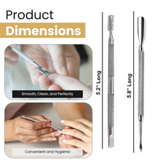 Krisp Beauty salon-grade nail tools kit for professional results at home.