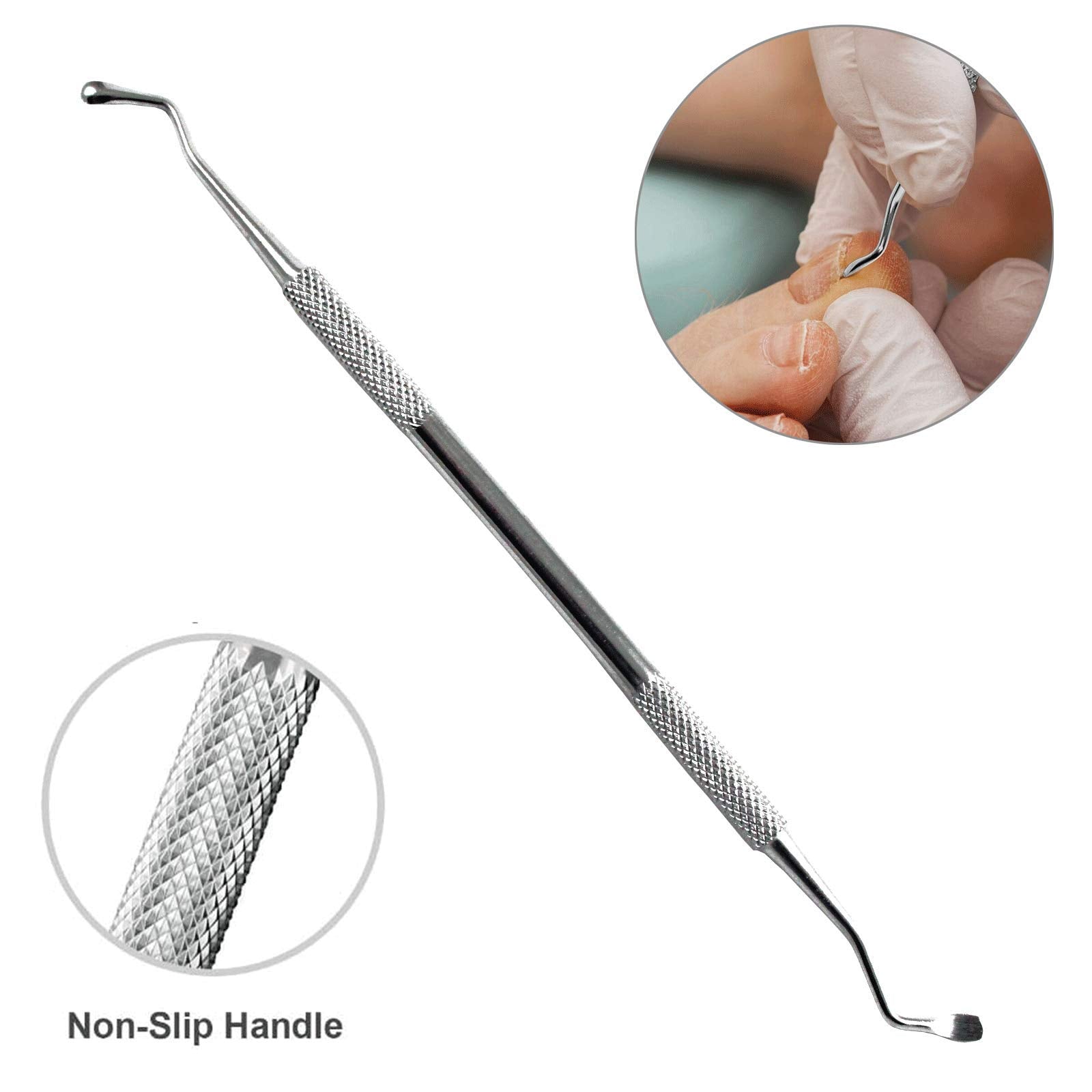 Krisp Beauty spoon-shaped pedicure tools ideal for hard-to-reach corners.