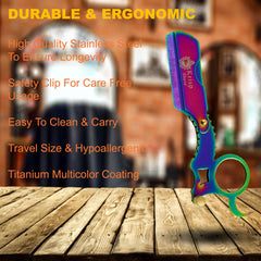 Krisp Shave stainless steel body from side angle reveals rust resistance