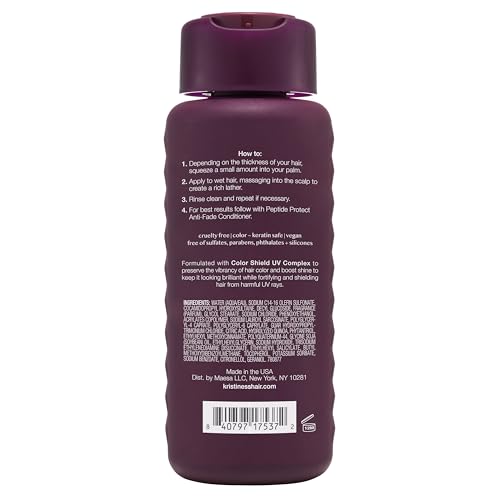 Kristin Ess color shield UV complex illustration highlights color preservation and UV protection