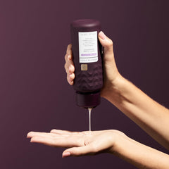 Kristin Ess peptide technology close-up indicates strengthened hair and color retention