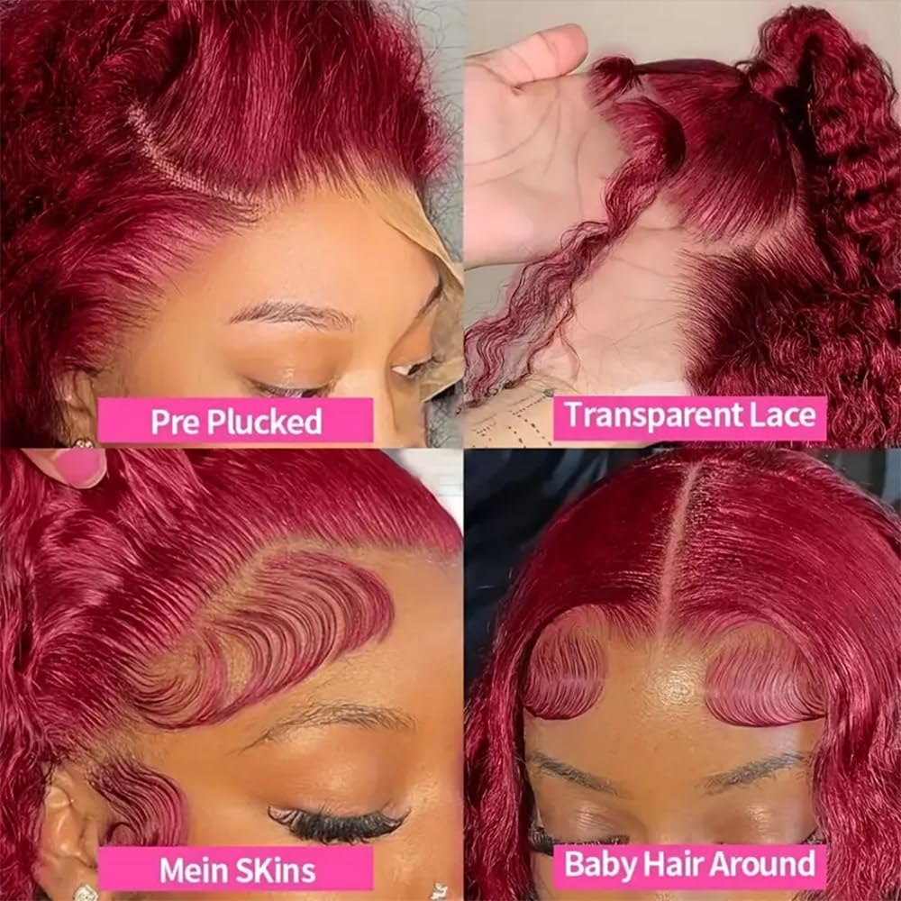 KRKRYQ 13x6 lace front detail highlights an undetectable hairline.