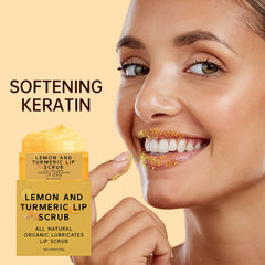 Krmspe lip scrub sugar granules closeup illustrating delicate exfoliation benefits