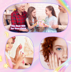 Krofaue full-cover kids nails help a clean, seamless look on small nails.