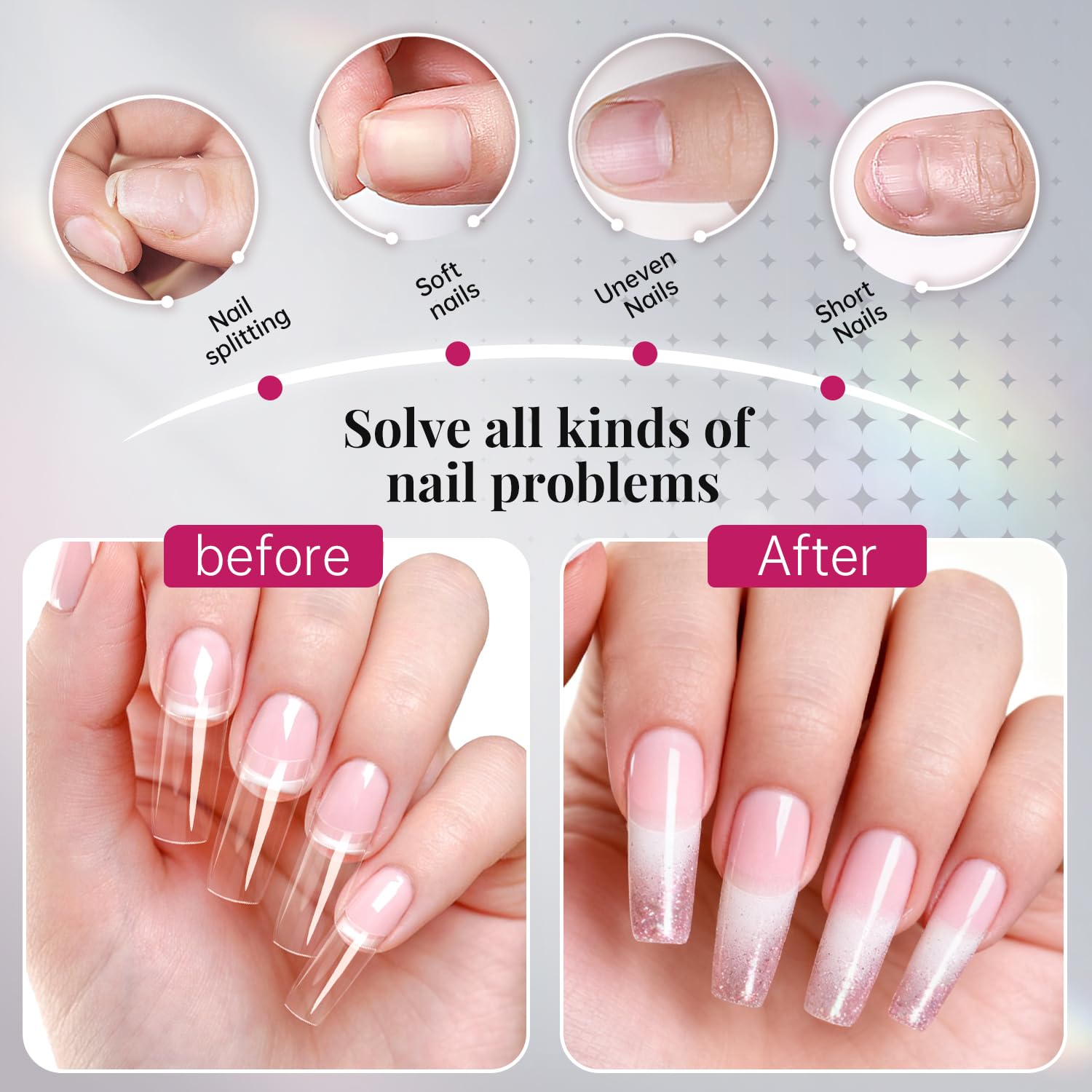 Krofaue tips support long or short lengths with easy trimming