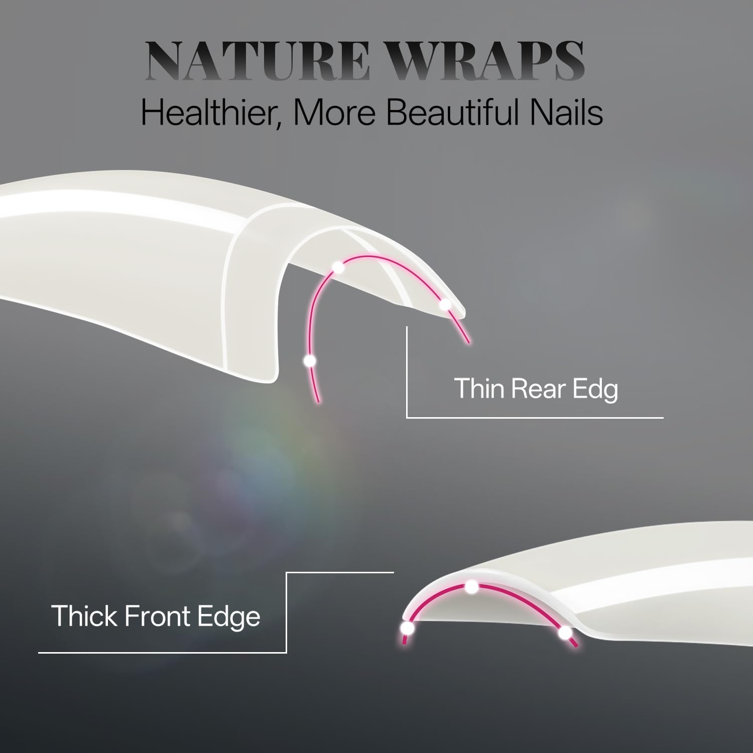 Krofaue professional nail extensions offer 2-3 weeks wear with proper care