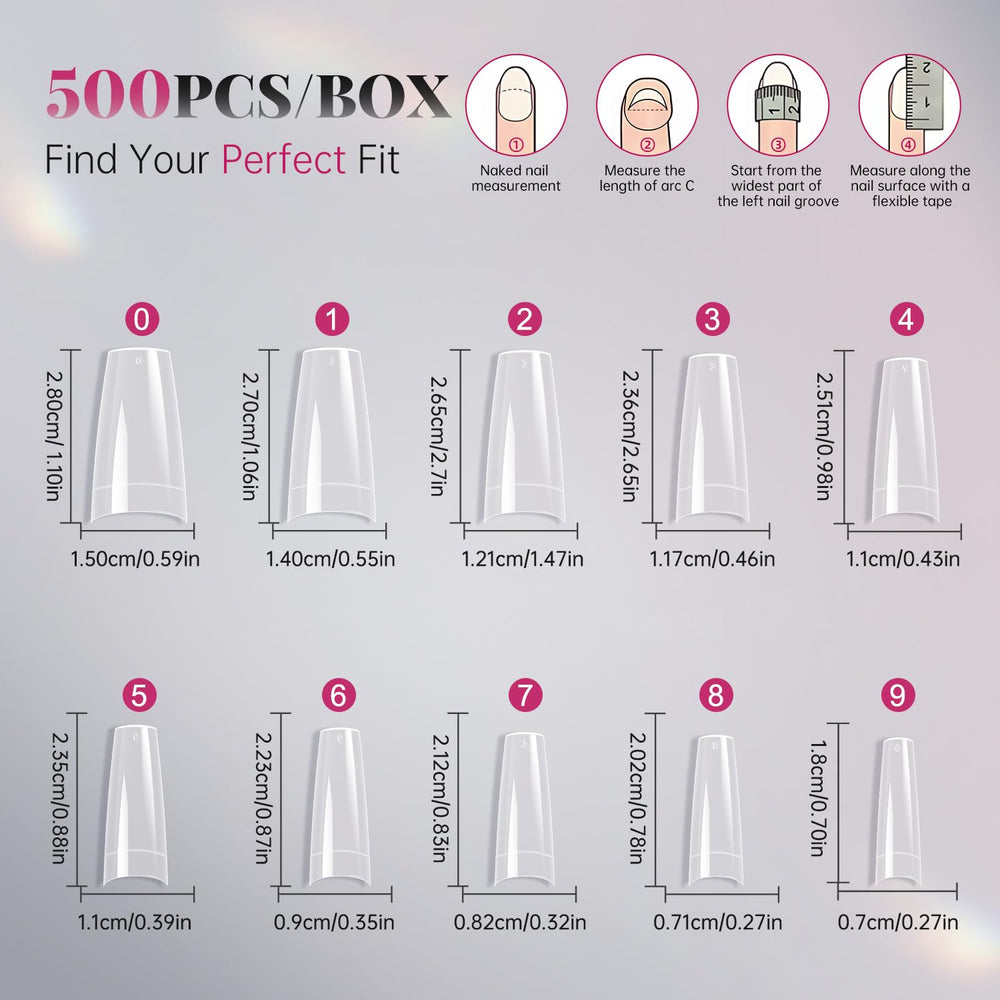 Krofaue tips suit salons and home DIY manicures with easy shaping
