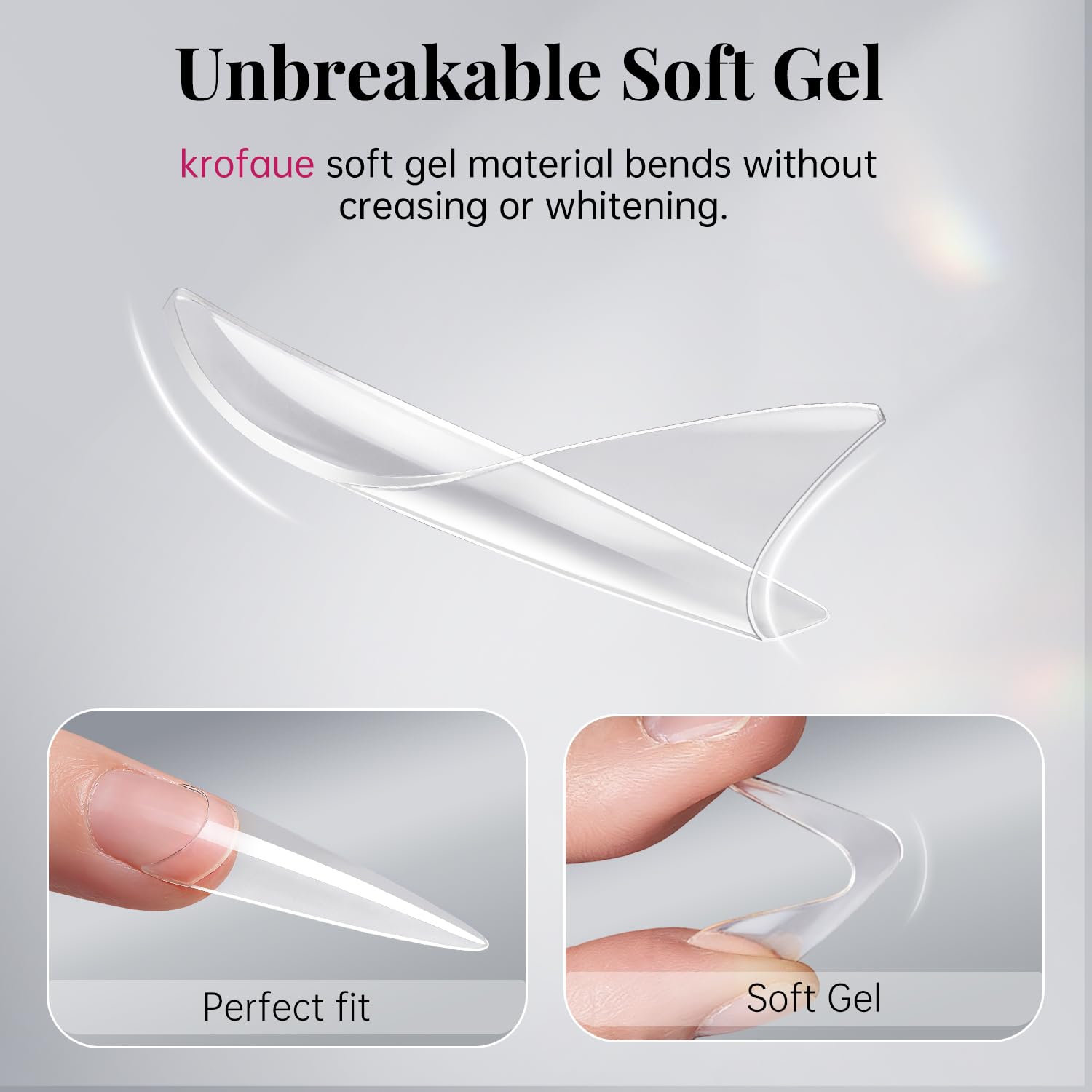 Sharper-than-average stiletto shape enables dramatic nail art possibilities